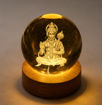 ✨3D Lord Hanuman Crystal Ball