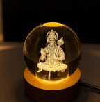 ✨3D Lord Hanuman Crystal Ball